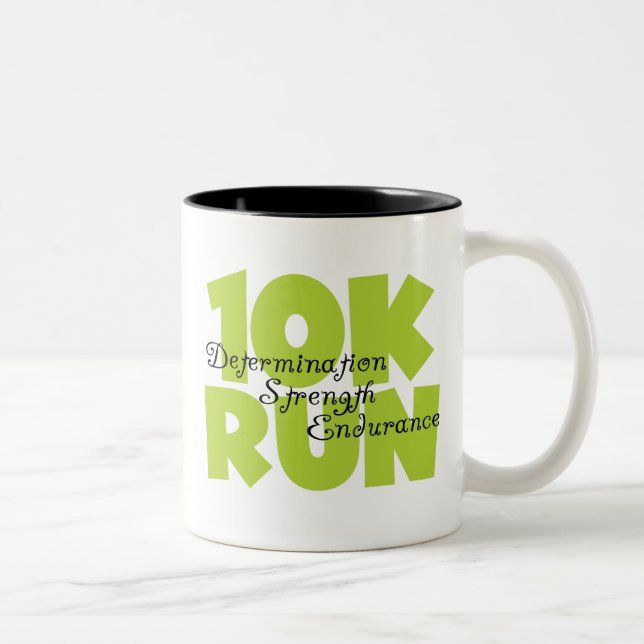 10 Run Spring Green Zweifarbige Tasse (Rechts)