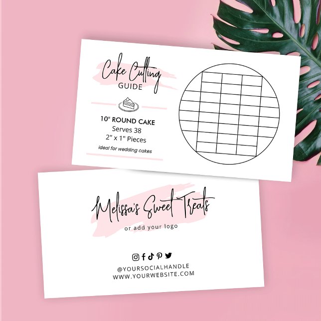 10" Runder Cake Cutting Guide 2x1" Hochzeiten Begleitkarte (10 inch round wedding cake cutting guide)