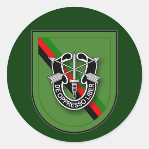 10. SFG (A) - Service in Afghanistan MA Runder Aufkleber
