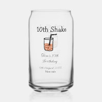 10. Shake 10. Geburtstag Milchshake-Schreiber