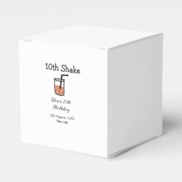 10. Shake 10. Geburtstag Milchshake-Schreiber Geschenkschachtel
