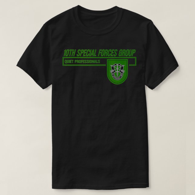10. Special Forces Group (10. SFG) T-Shirt (Design vorne)
