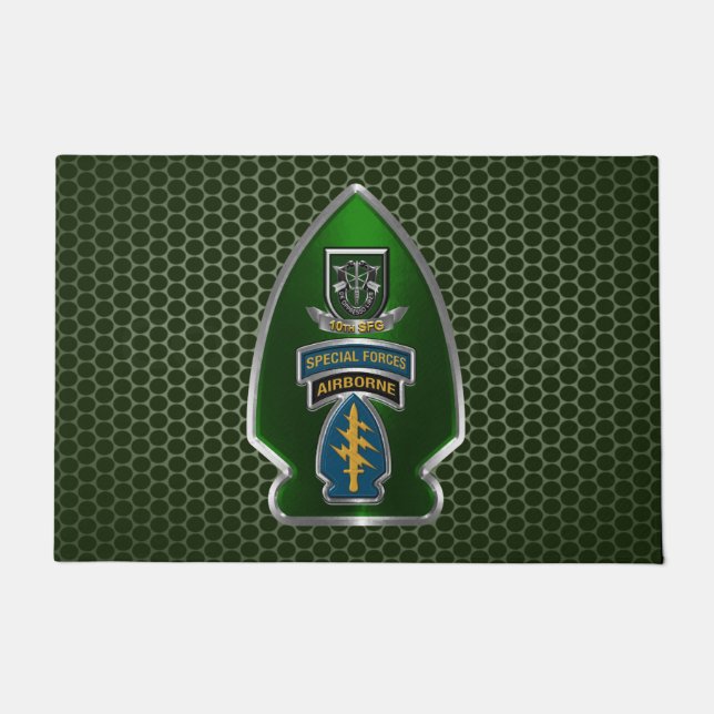 10. Special Forces Group (Im Flugzeug)  Fußmatte (Vorderseite)