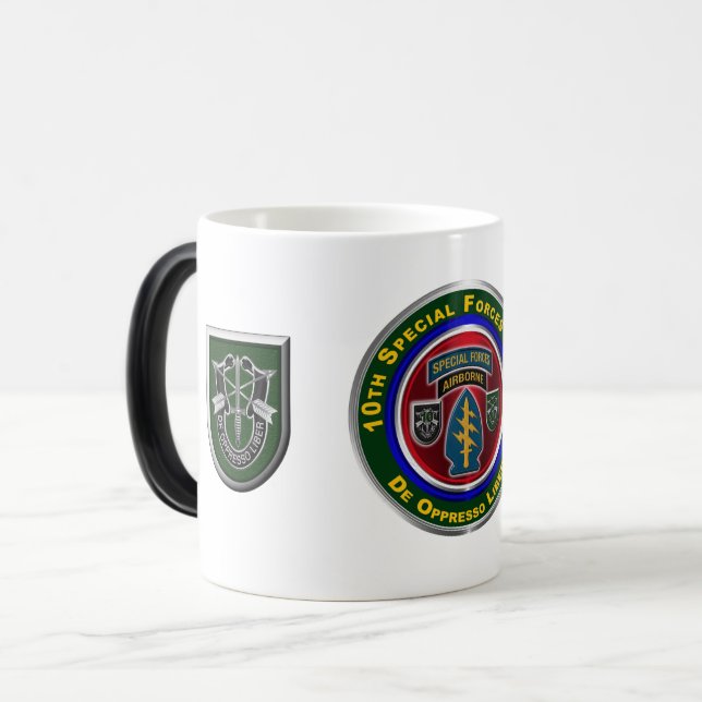 10. Special Forces Group (Im Flugzeug)  Verwandlungstasse (Vorderseite Links)