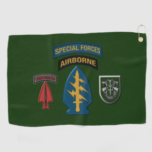 10. Special Forces Group Patch & Insignien Golfhandtuch