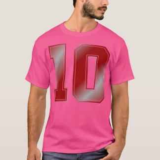 10 Sportnummer T-Shirt