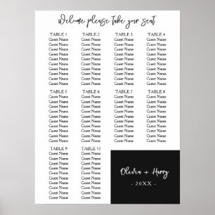 10 Tableau Élégant tableau de sièges Mariage mod