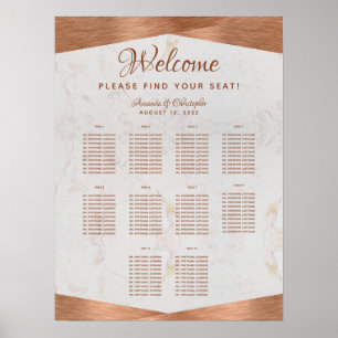 10 Tableau Mariage Places de siège Faux Marbre de 