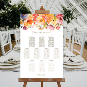 10 Tableau Ressort Floral Mariage Sièges