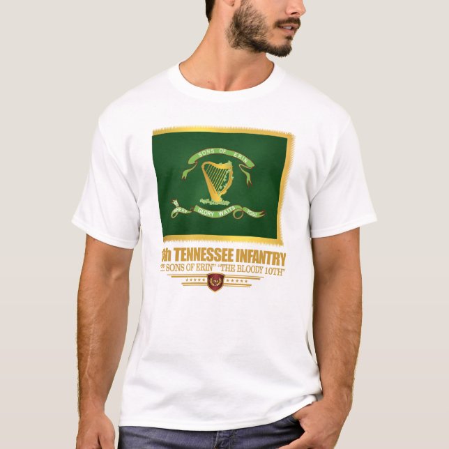10. Tennessee Infanterie T-Shirt (Vorderseite)