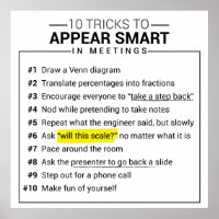 10 Tricks zu erscheinen Smart während der Sitzunge