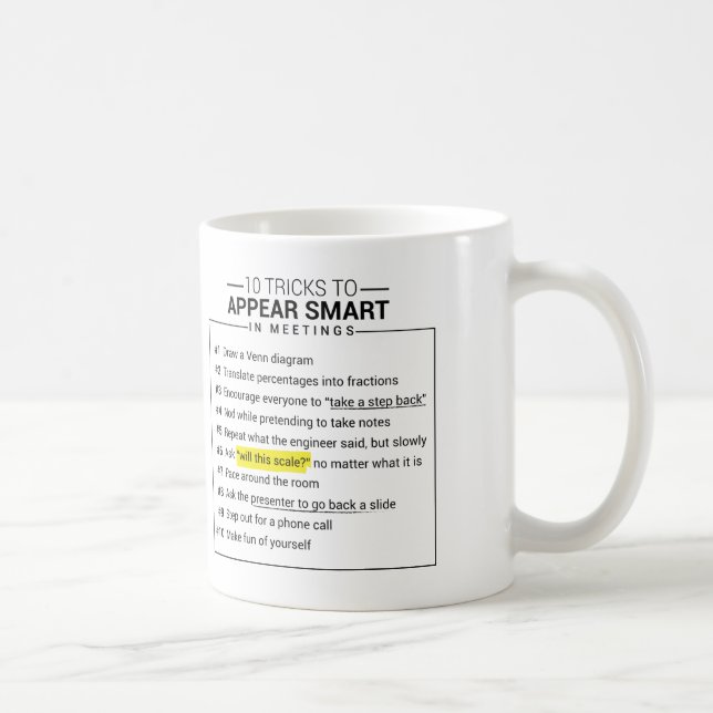 10 Tricks, zum in der Sitzungs-Tasse intelligent Kaffeetasse (Rechts)