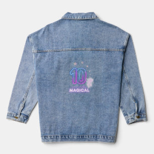 10 und völlig magische Mädchen-Geburtstage Jeansjacke