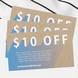 10 US$ Discount Business Card Visitenkarte