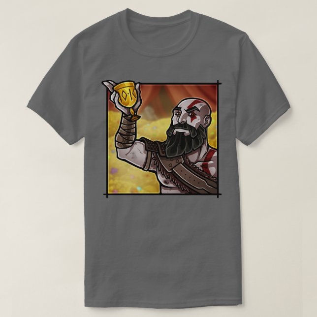 10 von 10 Pokalsieger Kratos T-Shirt (Design vorne)