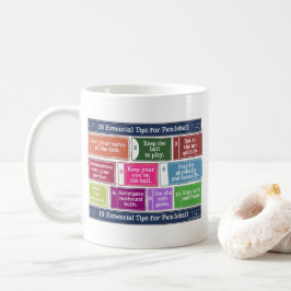 10 wesentliche Spitzen für Pickleball Kaffeetasse