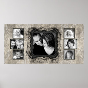 10"x20" 7 Fächer Familien-Collage-Montage Rejoioce Poster