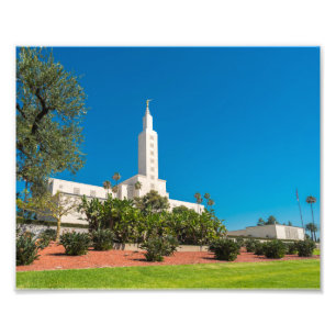 10" x 8" beruflicher Tempel des Foto-LDS Los Fotodruck