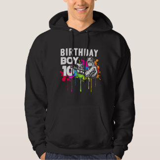 10 Years Old Paintballer Gear Gift 10th Paintball Hoodie