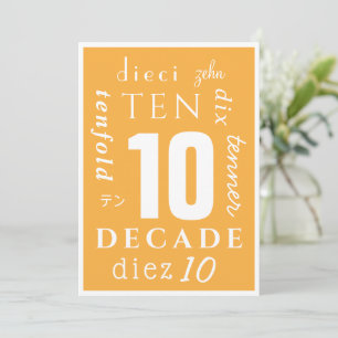 10 Years Sober Karte