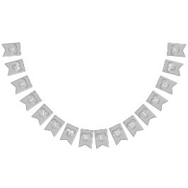 10. Zehnten Hochzeitstag personalisiertes Foto Wimpelkette
