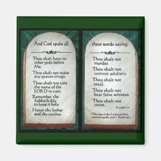 10 Zeitschrift "Gebote" Magnet