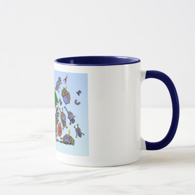 10ème Jour de tasse de Noël (Dix seigneurs (Droite)