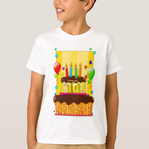 10ème T-shirt d'anniversaire - T-shirt de gâteau