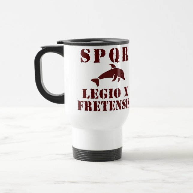 10ème tasse romaine de dauphin de légion de (Gauche)