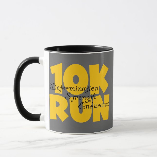10K Gelb laufen Tasse (Links)