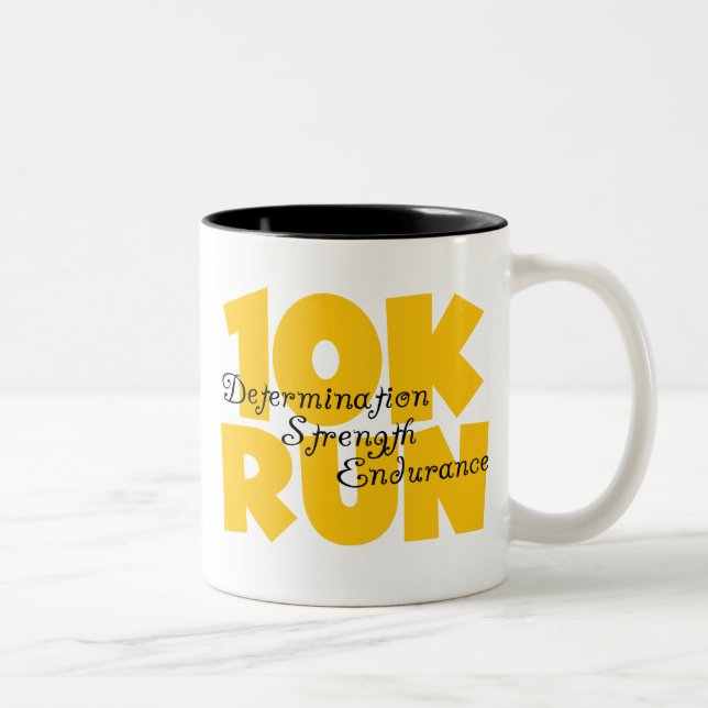 10K Gelb laufen Zweifarbige Tasse (Rechts)