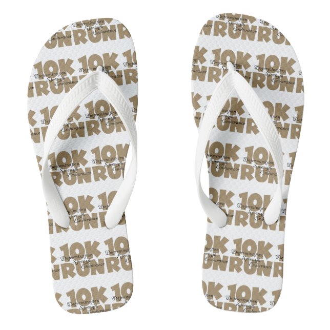 10K Lauf Tan Sports Running Flip Flops (Fußbett)