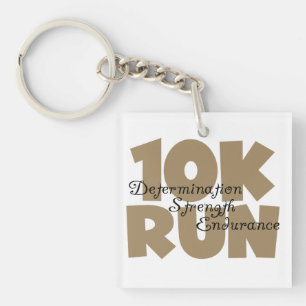 10K Lauf Tan Sports Running Schlüsselanhänger
