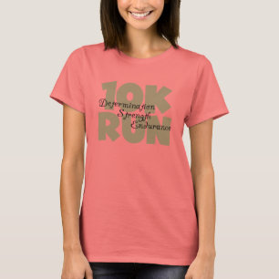 10K Lauf Tan Sports Running T-Shirt