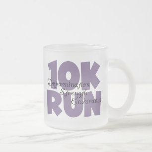 10K Lila laufen Mattglastasse