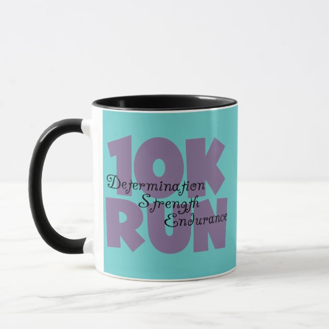 10K Lila laufen Tasse (Links)