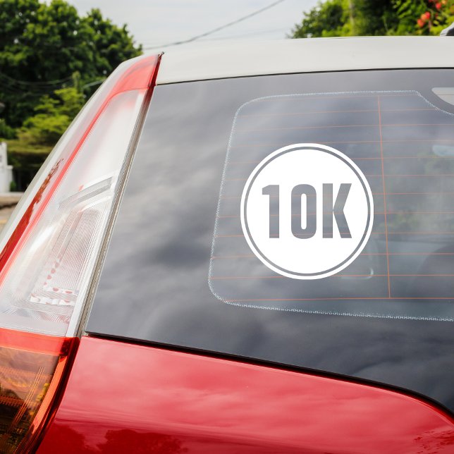 10K-Marathon Fensteraufkleber (Von Creator hochgeladen)