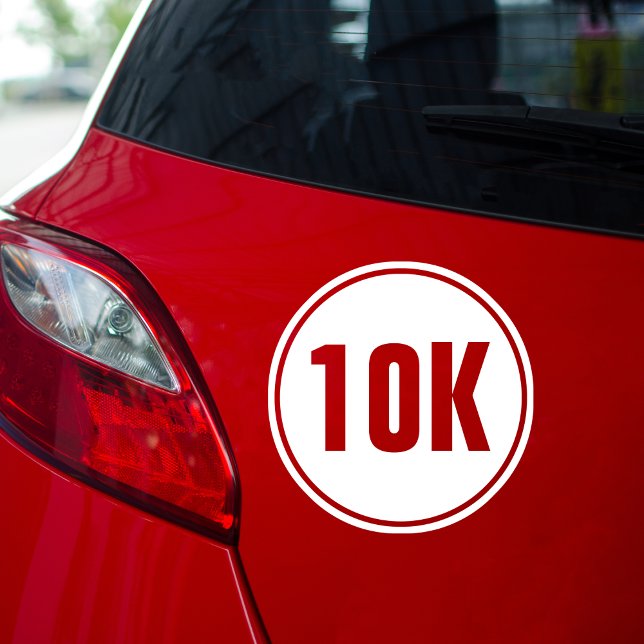 10K-Marathon Runder Aufkleber (
5K 10K 13.1 26.2 Car Decal Half Marathon Finisher Marathon Runner Check List Vinyl Window Decal)