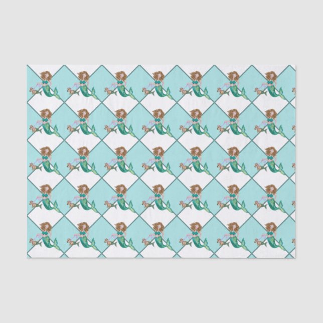 10lb Gewebepapier, weiß Seidenpapier (Vorderseite)
