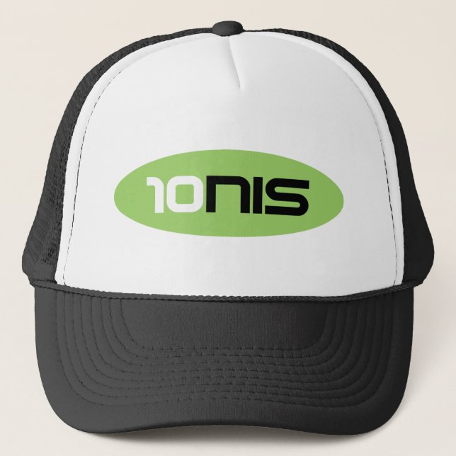 10NIS Tennis Brand Truckerkappe (Vorderseite)