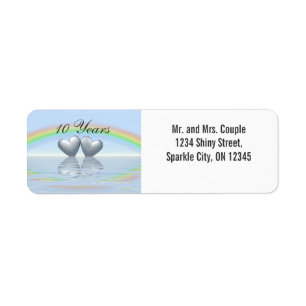 10th Anniversary Tin Hearts