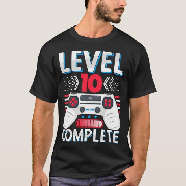10th Grade Graduation High School Level 10 Complet T-Shirt (Vorderseite)