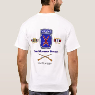 10th Mountain Division Irak- und Afghanistan-Veter T-Shirt