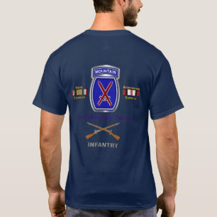 10th Mountain Division Iraq & Afghanistan Veteran  T-Shirt