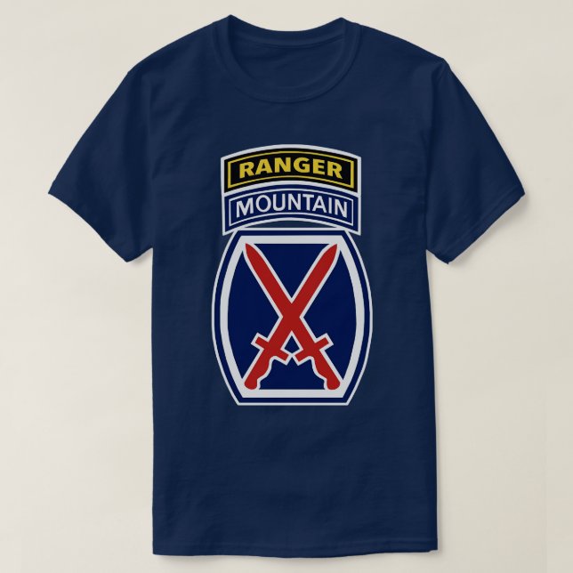 10th Mountain Division Tab T-Shirt (Design vorne)