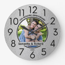 10th Wedding Tin Jubiläum Couple Name Foto