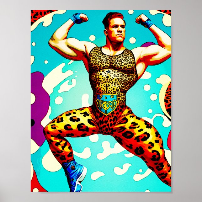 1105 Der Circus Strongman Poster (Vorne)