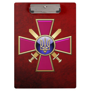 [110] Emblem der ukrainischen Landstreitkräfte Klemmbrett