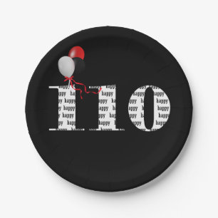 110. Geburtstagsballons Pappteller