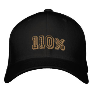 110% Gold Champions bestickte Cap Kappe
